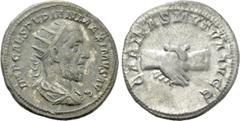 Roman Imperial Coins PUPIENUS (238). Antoninianus. Rome. Obv: IMP CAES PVPIEN MAXIMVS AVG. Radiate, draped and cuirassed bust right. Rev: CARITAS MVTVA AVGG. Clasped hands. RIC 10b. Condition: Good ve