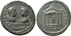 Roman Provincial Coins THRACE. Anchialos. Gordian III with Tranquillina (238-244). Ae. Obv: AVT K M ANT ΓΟΡΔΙΑΝΟC ΑVΓ CΕB ΤΡΑΝΚVΛΛΙΝΑ. Laureate, draped and cuirassed bust of Gordian and draped bust of
