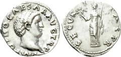 Roman Imperial Coins OTHO (69). Denarius. Rome. Obv: IMP OTHO CAESAR AVG TR P. Bare head right. Rev: SECVRITAS P R. Securitas standing left, holding wreath and sceptre. RIC² 10. Condition: Very fine. 
