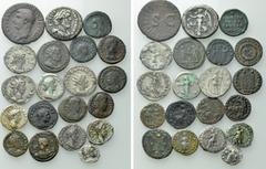 Group Lots 20 Roman Coins; Including Drusus, Honorius etc. Obv: . Rev: . . Condition: See picture. Weight: g. Diameter: mm.