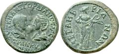 Roman Provincial Coins THRACE. Mesambria. Gordian III with Tranquillina. (238-244). Ae. Obv: AVT K M ANT ΓOPDIANOC AVΓ CEB TPANKVΛΛINA. Laureate, draped and cuirassed bust of Gordian and draped bust o