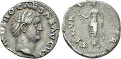 Roman Imperial Coins OTHO (69). Denarius. Rome. Obv: IMP OTHO CAESAR AVG TR P. Bare head right. Rev: SECVRITAS P R. Securitas standing left, holding wreath and sceptre. RIC² 10. Condition: Good very f