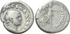 Roman Imperial Coins OTHO (69). Denarius. Rome. Obv: IMP M OTHO CAESAR AVG TR P. Bare head right. Rev: VICTORIA OTHONIS. Victory advancing right, holding wreath and palm frond. RIC² 14. Condition: Fai