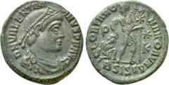 The K.L. Collection of Late Roman Coins VALENTINIAN I (364-375). Ae. Siscia. Obv: DN VALENTINIANVS P F AVG. Diademed, draped and cuirassed bust right. Rev: GLORIA ROMANORVM / P - K / * / BSISCV. Emper