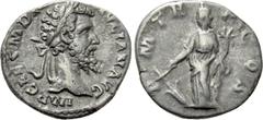 Roman Imperial Coins DIDIUS JULIANUS (193). Denarius. Rome. Obv: IMP CAES M DID IVLIAN AVG. Laureate head right. Rev: P M TR P COS. Fortuna standing left, holding rudder on globe and cornucopia. RIC 2