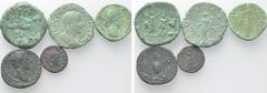 Group Lots 5 Roman Coins; Marcus Aurelius,Quintillus etc. Obv: . Rev: . . Condition: See picture. Weight: g. Diameter: mm.