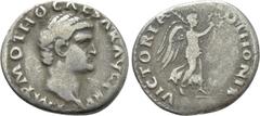 Roman Imperial Coins OTHO (69). Denarius. Rome. Obv: IMP M OTHO CAESAR AVG TR P. Bare head right. Rev: VICTORIA OTHONIS. Victory advancing right, holding wreath and palm frond. RIC² 14. Condition: Fin