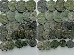 Group Lots 26 Roman Coins; Carus, Hostilian etc. Obv: . Rev: . . Condition: See picture. Weight: g. Diameter: mm.