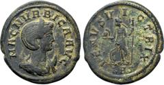 Roman Imperial Coins MAGNIA URBICA (Augusta, 283-285). Antoninianus. Rome. Obv: MAGN VRBICA AVG. Draped bust right, wearing stephane and set upon crescent. Rev: VENVS VICTRIX / KAς. Venus standing lef