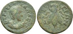 The Plankenhorn Collection of Ionian Coins IONIA. Ephesos. Herennia Etruscilla (249-251). Ae. Obv: ETPOVCKIΛΛA CEB. Diademed and draped bust right, set on crescent. Rev: EΦECIΩN. Bee. RPC 639 (9 speci
