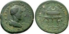 Roman Provincial Coins CILICIA. Anazarbus. Maximinus Thrax (235-238). Ae. Obv: ΑVΤ Κ Γ ΙΟV ΟVΗ ΜΑΞЄΙΜЄΙΝΟС СЄΒ. Laureate, draped and cuirassed bust right. Rev: ΑΝΑΖΑΡΒΟΥ ΜΗΤΡΟΠΟΛƐΩϹ / ƐΤ ΔΝϹ / Γ Β . A