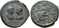 Roman Provincial Coins MOESIA INFERIOR. Tomis. Gordian III, with Tranquillina (238-244). Ae. Obv: AVT K M ANT ΓOPΔIANOC AVΓ CE / TPANKVΛΛΕINA. Draped busts of Gordian, laureate and cuirassed, and Tran