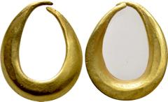 Celtic Coins CELTIC. GOLD "Rouelles". Obv: . Rev: . . Condition: Very fine. Weight: 5.10 g. Diameter: 23 mm.