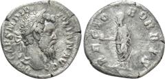 Roman Imperial Coins DIDIUS JULIANUS (193). Denarius. Rome. Obv: IMP CAES M DID IVLIAN AVG. Laureate head right. Rev: RECTOR ORBIS. Didius Julianus standing left, holding globe and volumen. RIC 3. Con