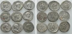 Group Lots 9 Roman Provincial Tetradrachms. Obv: . Rev: . . Condition: See picture. Weight: g. Diameter: mm.