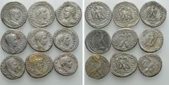 Group Lots 9 Roman Provincial Tetradrachms. Obv: . Rev: . . Condition: See picture. Weight: g. Diameter: mm.