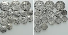 Group Lots 15 Greek Coins; Including Tetradrachms. Obv: . Rev: . . Condition: See picture. Weight: g. Diameter: mm.