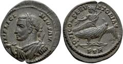 Roman Imperial Coins LICINIUS I (308-324). Billon Argenteus. Treveri. Obv: IMP LICINIVS AVG. Laureate, draped and cuirassed bust left, holding mappa and sceptre. Rev: IOVI CONSERVATORI AVG / PTR. Lici