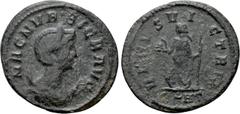 Roman Imperial Coins MAGNIA URBICA (Augusta, 283-285). Antoninianus. Rome. Obv: MAGN VRBICA AVG. Draped bust right, wearing stephane and set upon crescent. Rev: VENVS VICTRIX / K (crescent) Aς. . Venu
