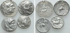 Group Lots 4 Greek Tetradrachms. Obv: . Rev: . . Condition: See picture. Weight: g. Diameter: mm.