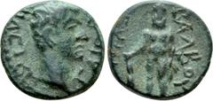 The Dr. F. Jarman Collection: Mints of the Roman Empire - Part II LYCIA. Balbura. Caligula (37-41). Ae. Obv: ΓAIOC CEBACTOC. Bare head right. Rev: BAΛBOY / PEωN. Herakles standing facing, holding club