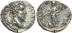 Roman Imperial Coins DIDIUS JULIANUS (193). Denarius. Rome. Obv: IMP CAES M DID IVLIAN AVG. Laureate head right. Rev: P M TR P COS. Fortuna standing left, holding rudder on globe and cornucopia. RIC 2