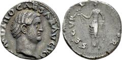 Roman Imperial Coins OTHO (69). Denarius. Rome. Obv: IMP OTHO CAESAR AVG TR P. Bare head right. Rev: SECVRITAS PR. Securitas standing left, holding wreath and sceptre. RIC² 10. Ex Numismatik Naumann 8