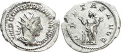 Roman Imperial Coins TREBONIANUS GALLUS (252-253). Antoninianus. Mediolanum. Obv: IMP C C VIB TREB GALLVS AVG. Radiate, draped and cuirassed bust right. Rev: PIETAS AVGG. Pietas, veiled, standing left