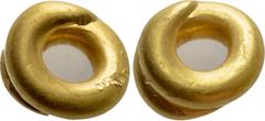 Celtic Coins CELTS. GOLD Ring Money (Circa 1150-750 BC). Obv: . Rev: . Cf. Van Arsdell 1-3. Condition: See picture. Weight: 11.15 g. Diameter: 15 mm.