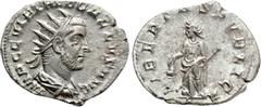 Roman Imperial Coins TREBONIANUS GALLUS (252-253). Antoninianus. Mediolanum. Obv: IMP C C VIB TREB GALLVS AVG. Radiate, draped and cuirassed bust right. Rev: LIBERTAS PVBLICA. Libertas standing left, 