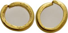 Celtic Coins CELTS. GOLD Ring Money (Circa 1150-750 BC). Obv: . Rev: . Cf. Van Arsdell 1-3. Condition: See picture. Weight: 5.51 g. Diameter: 16 mm.