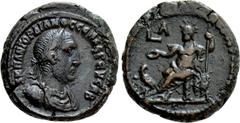 Roman Provincial Coins EGYPT. Alexandria. Gordian I (238). BI Tetradrachm. Dated RY 1 (238). Obv: Α Κ Μ ΑΝ ΓΟΡΔΙΑΝΟϹ ϹЄΜ ΑΦΡ ЄΥϹЄΒ. Laureate, draped and cuirassed bust right. Rev: L A (date). Zeus sea