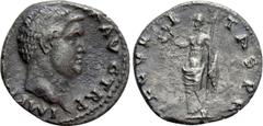 Roman Imperial Coins OTHO (69). Denarius. Rome. Obv: IMP OTHO CAESAR AVG TR P. Bare head right. Rev: SECVRITAS PR. Securitas standing left, holding wreath and sceptre. RIC² 10. Condition: Near very fi