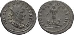 Roman Imperial Coins CLAUDIUS II GOTHICUS (268-270). Antoninianus. Cyzicus. Obv: IMP CLAVDIVS P F AVG. Radiate, draped and cuirassed bust right; two pellets below. Rev: VICTORIAE GOTHIC. Trophy of arm