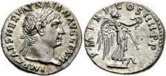 RÖMER RÖMISCHE KAISERZEIT. Trajan, 98 - 117 n. Chr. Denar ø 18mm (3,21g). 102 n. Chr. Mzst. Rom. Vs.: IMP CAES NERVA TRAIAN AVG GERM, Kopf mit Lorbeerkranz u. Gewand auf l. Schulter n. r. Rs.: PM TR P
