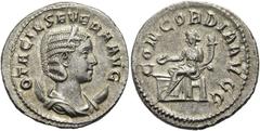 RÖMER RÖMISCHE KAISERZEIT. Otacilia Severa, 244 - 249 n. Chr. Antoninian ø 22mm (3,91g). 244 - 247 n. Chr. Mzst. Rom. Vs.: M OTACIL SEVERA AVG, drapierte Büste mit Stephane auf Mondsichel n. r. Rs.: C