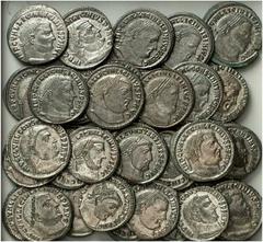 Tetrarchie, Folles, vorwiegend Licinius. 40 Stück! Meist mit schön getöntem Silbersud, ss-vz, vz