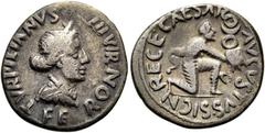 RÖMER RÖMISCHE KAISERZEIT. Augustus, 27 v. Chr. - 14 n. Chr. Denar ø 19mm (3,53g). 19 v. Chr. Mzst. Rom. Münzmeister P. Petronius Turpilianus. Vs.: TVRPILIANVS IIIVIR FE-RON, Büste der Feronia mit Dia