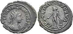 RÖMER RÖMISCHE KAISERZEIT. Macrianus Iunior, 260 - 261 n. Chr. Antoninian ø 23mm (4,15g). Mzst. Samosata. Vs.: IMP C FVL MACRIANVS P F AVG, drapierte Panzerbüste mit Strahlenkrone n. r. Rs.: AP-OLINI 