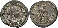 RÖMER RÖMISCHE KAISERZEIT. Maximianus Herculius, 285 - 310 n. Chr. Antoninian ø 22mm (3,86g). 286 n. Chr. Mzst. Lugdunum. Vs.: IMP C VAL MAXIMIANVS P F AVG, drapierte Panzerbüste mit Strahlenkrone n. 