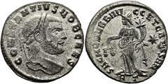RÖMER RÖMISCHE KAISERZEIT. Constantius I. Chlorus als Caesar, 293 - 305 n. Chr. AE Follis ø 27mm (8,47g). ca. 302 - 303 n. Chr. Mzst. Rom. Vs.: CONSTANTIVS NOB CAES, Kopf mit Lorbeerkranz n. r. Rs.: S