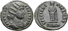 RÖMER RÖMISCHE KAISERZEIT. Fausta, 307 - 326 n. Chr. AE ø 19mm (2,89g). 325 - 326 n. Chr. Mzst. Alexandria. Vs.: FLAV MAX FAVSTA AVG, drapierte Büste n. r. Rs.: SALVS REI PVBLICAE / SM AL A, Fausta mi
