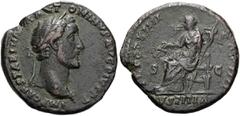 RÖMER RÖMISCHE KAISERZEIT. Antoninus Pius, 138 - 161 n. Chr. AE As ø 27mm (10,30g). 150 - 151 n. Chr. Mzst. Rom. Vs.: IMP CAES T AEL HADR ANTONINVS AVG PIVS P P, Kopf mit Lorbeerkranz n. r. Rs.: TR PO