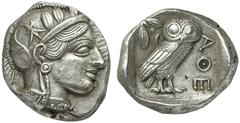 GRIECHEN ATTIKA ATHEN Tetradrachme (17,14g). Wie vorher. Starr Taf. 22f. vz