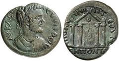 RÖMISCHE PROVINZIALPRÄGUNGEN THRAKIEN APOLLONIA PONTICA. Septimius Severus, 193 - 211 n. Chr. AE (10,22g). Vs.: AΥ K Λ ΣEΠ ΣEΥHΡOΣ Π, drap., gepanz. und bekränzte Büste des Septimius Severus nach r. R