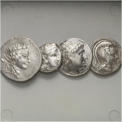 LOTS Tetradrachmen 4. - 2. Jh. v. Chr. Darunter Kgr. Pergamon (1), Athen (3). Seleukiden (1) und Thasos (2). 8 Stück! ss VERKAUFT WIE BESEHEN, KEINE RÜCKGABE! / SOLD AS VIEWED, NO RETURN!