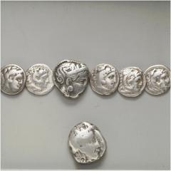 LOTS Griechische AR 4. / 3. Jh. v. Chr. Tetradrachmen Athen (2) und Drachmen von Alexander III. (5). 7 Stück! ss VERKAUFT WIE BESEHEN, KEINE RÜCKGABE! / SOLD AS VIEWED, NO RETURN!