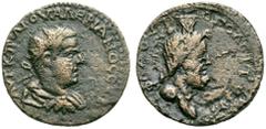 RÖMISCHE PROVINZIALPRÄGUNGEN KILIKIEN FLAVIOPOLIS Valerian I. , 253 - 260 n. Chr. AE Großbronze (19,15g). Un deuxième exemplaire. Mêmes coins que SNG France 2, 2204. Même coin de droit que SNG France 
