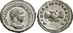 RÖMER RÖMISCHE KAISERZEIT. Balbinus, 238 n. Chr. Antoninian (3,87g). Mzst. Rom. Vs.: IMP CAES D CAEL BALBINVS AVG, drapierte Panzerbüste mit Strahlenkrone n. r. Rs.: PIETAS MVTVA AVGG, dextrarum iunct