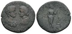 RÖMISCHE PROVINZIALPRÄGUNGEN KARIEN KNIDOS Caracalla, 211 - 217 n. Chr., mit Plautilla Caracalla, 211 - 217 n. Chr., mit Plautilla Großbronze (17.19g). 202 - 205 n. Chr. Vs.: [ΑΥΤ Κ ΜΑ ΑΝΤΩΝΙΝΟΣ...], 